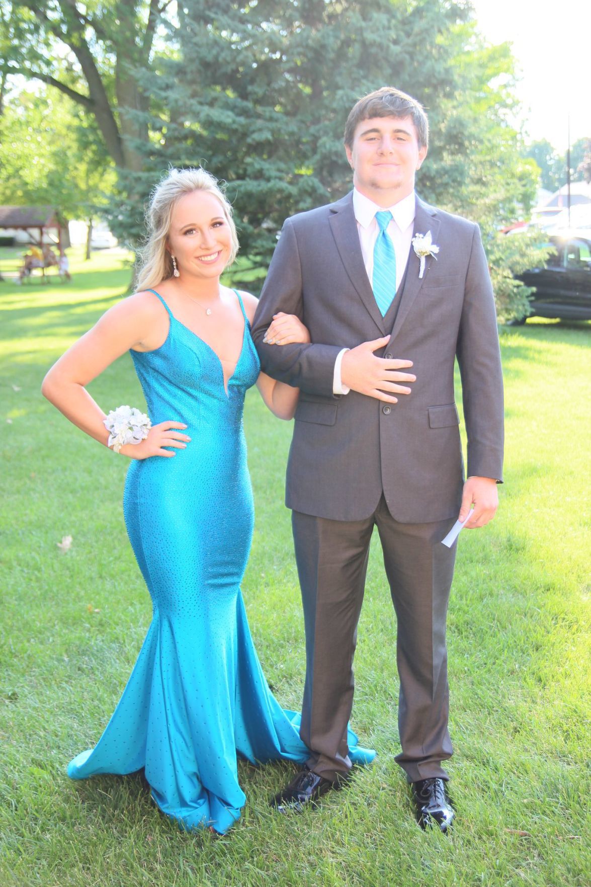 Azure Christensen and Keaton Muller
